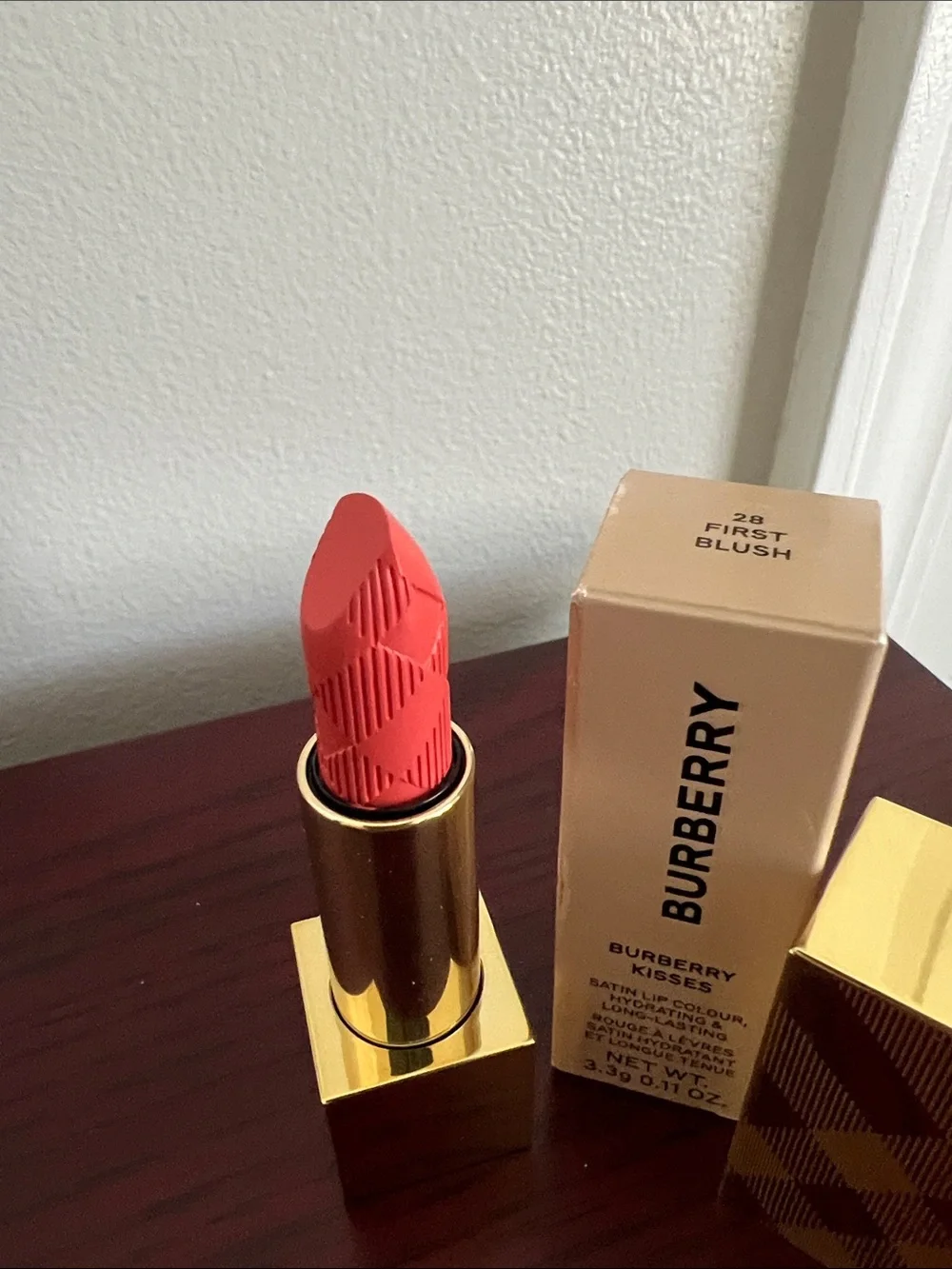 Burberry Kisses Satin Lipstick-First Blush